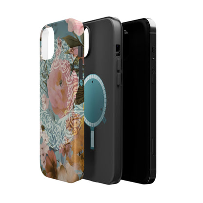 Arabic Floral Design  - Iphone Magnetic Tough Cases