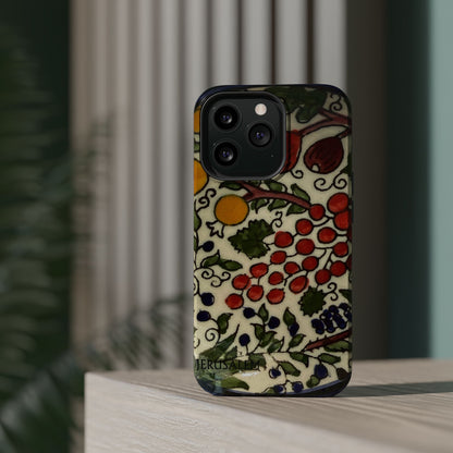 Jerusalem City Fruits Design Iphone Magnetic Tough Case