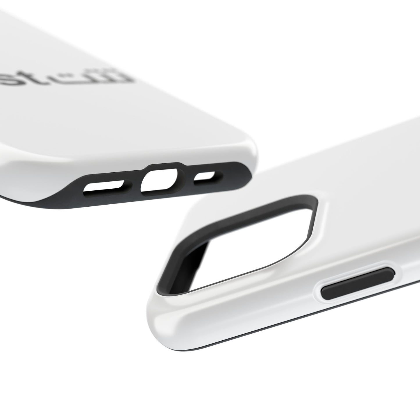 Magnetic Impact-Resistant Phone Case — Minimal "Test" Bilingual Design