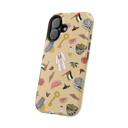 Palestinians Symbols Design - Iphone Magnetic Tough Case