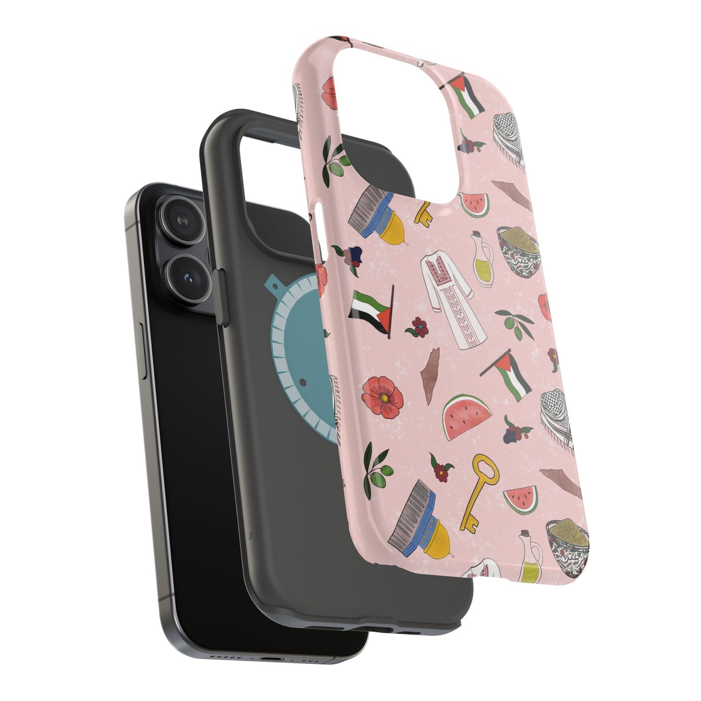 Palestinians Symbols Design - Iphone Magnetic Tough Case