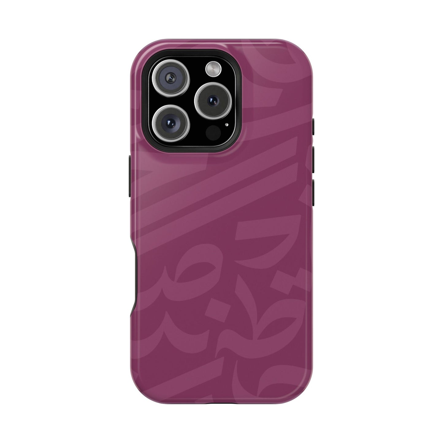 Pink calligraphy Design - Iphone Magnetic Tough Case