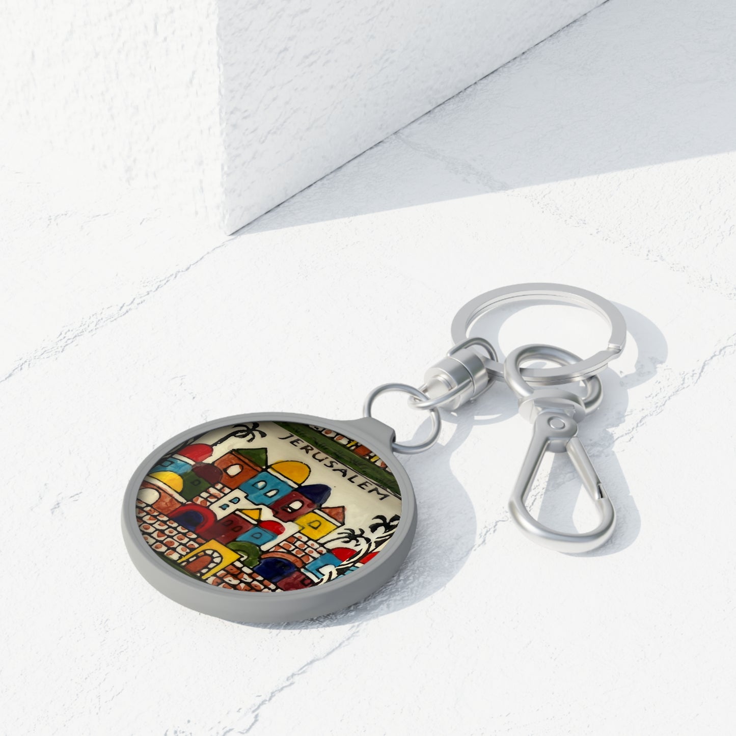 Jerusalem City  charm/ key ring - Perfect Gift