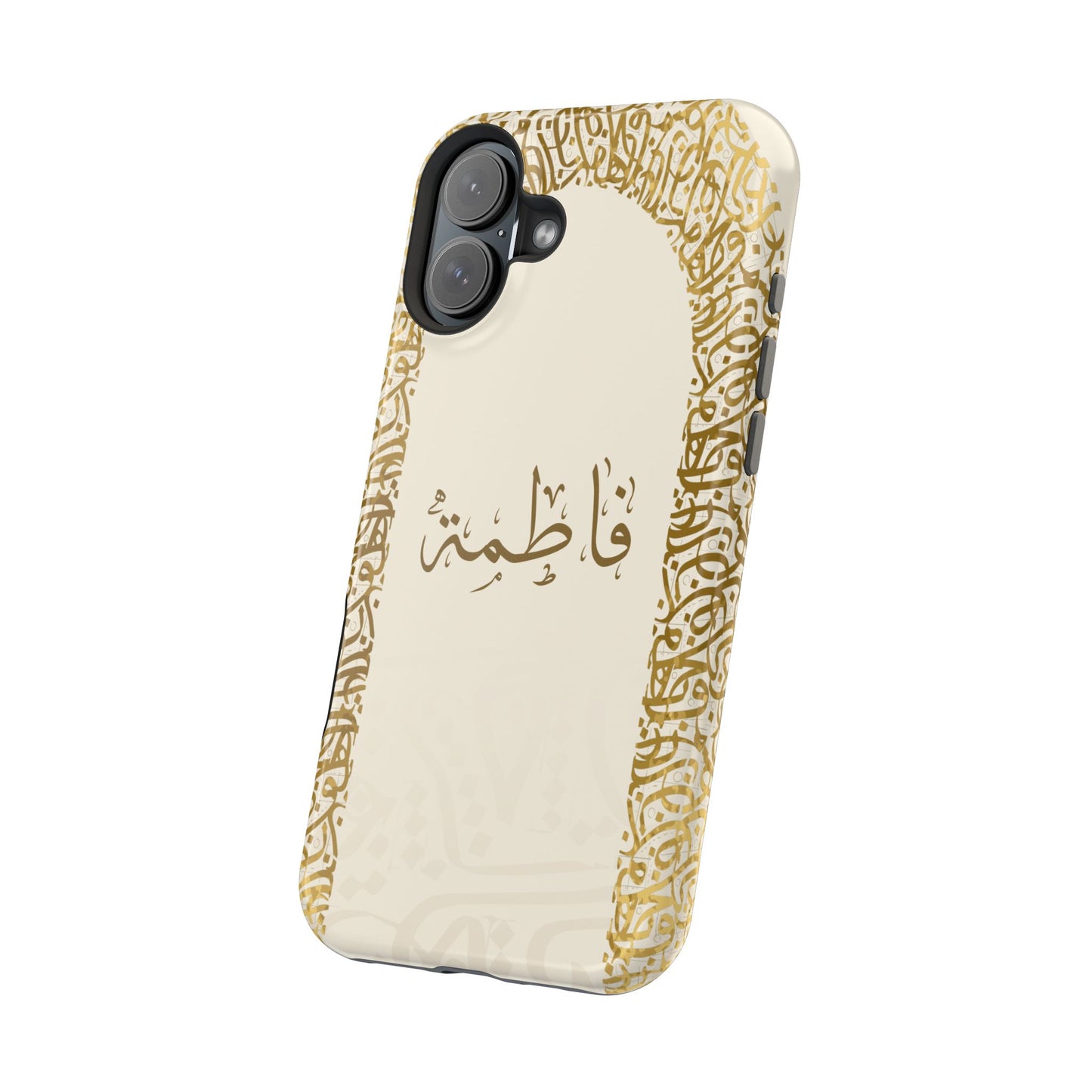 Personalized Arabic Calligraphy - IPhone Magnetic Impact-Resistant Cases - Golden Arabic Letters  Design