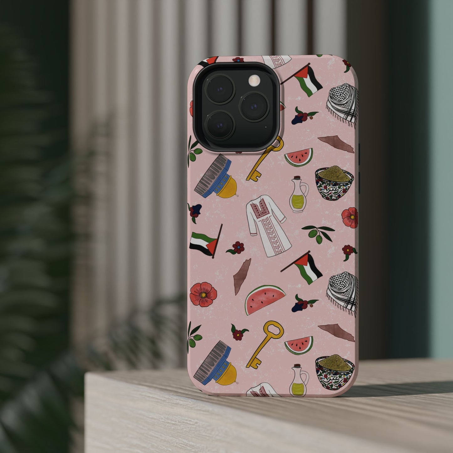 Palestinians Symbols Design - Iphone Magnetic Tough Case