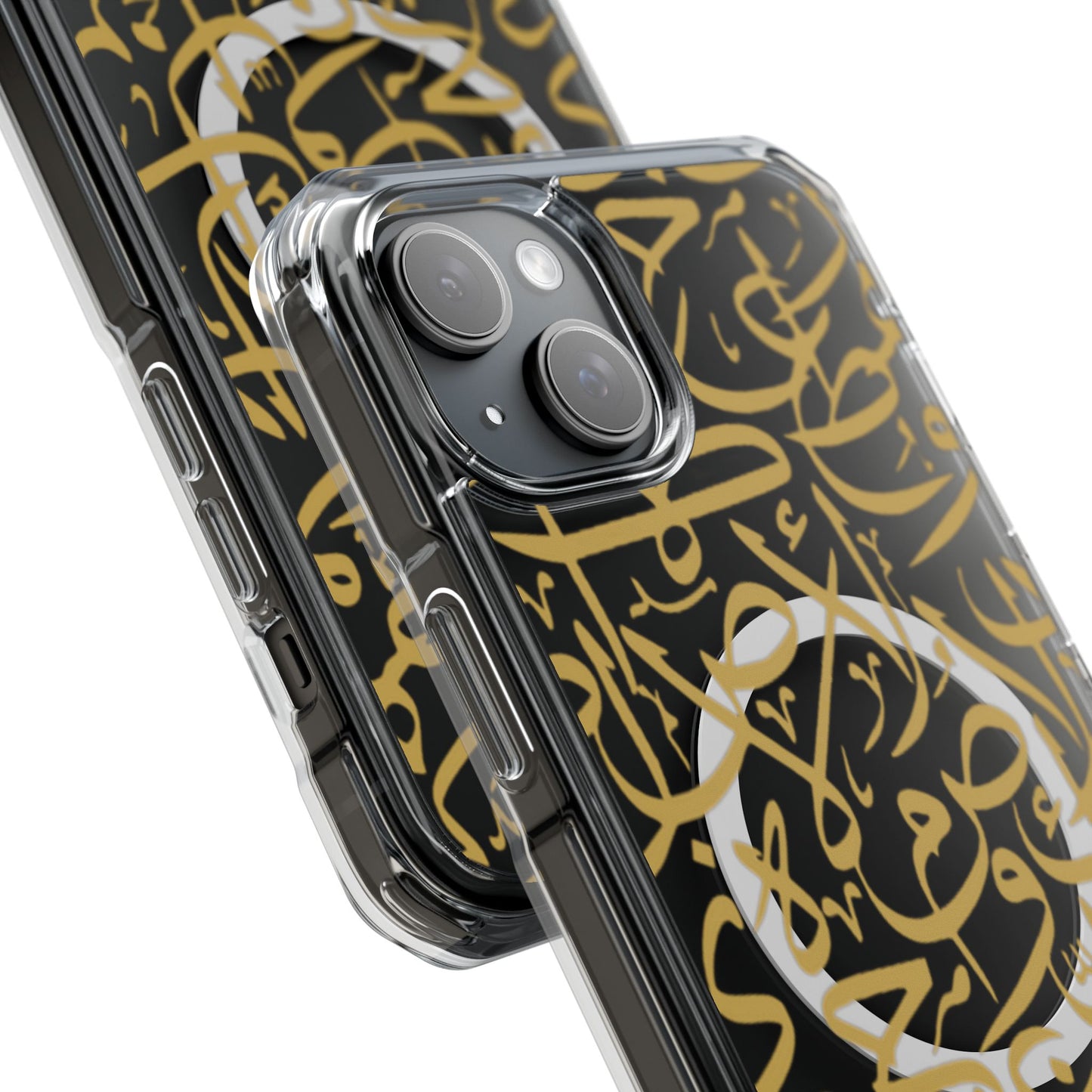 Golden Arabic calligraphy Letters  MagSafe Clear Phone Case