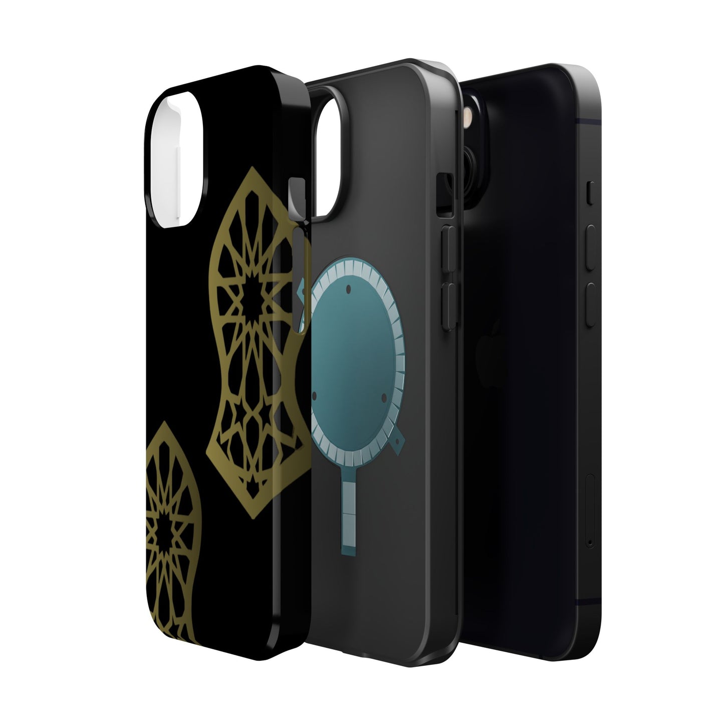 Grey and Gold Sandala Design Iphone Magnetic Tough Cases