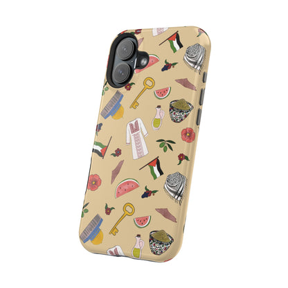 Palestinians Symbols Design - Iphone Magnetic Tough Case