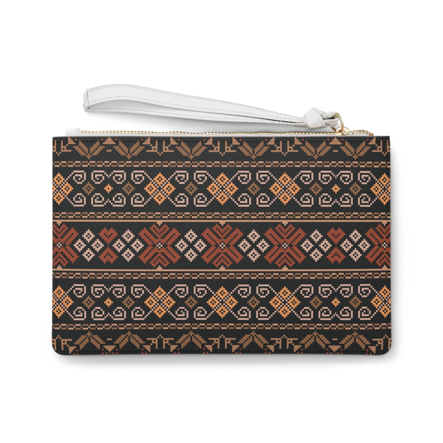 Tabriz Red Rose  Themed Clutch Bag, Stylish Purse