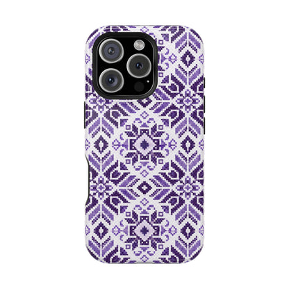Purple Tatriz  Design - Iphone Magnetic Tough Case