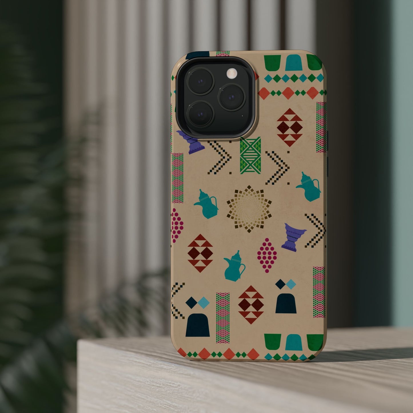 Arabian symbols  Design - Iphone Magnetic Tough Case