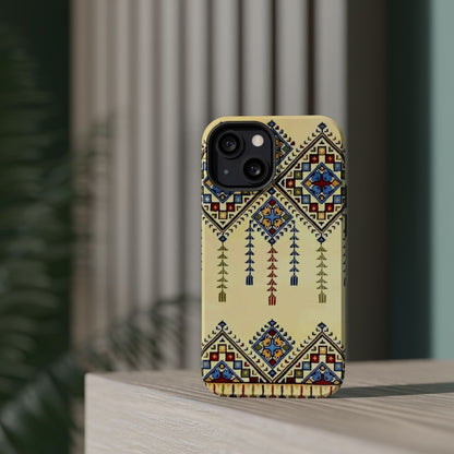 Tatreez Pattern - Iphone Magnetic Tough Cases