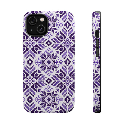 Purple Tatriz  Design - Iphone Magnetic Tough Case