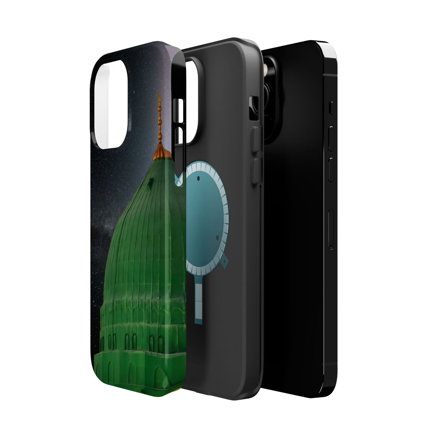 Green Dome  Design Iphone Magnetic Tough Cases