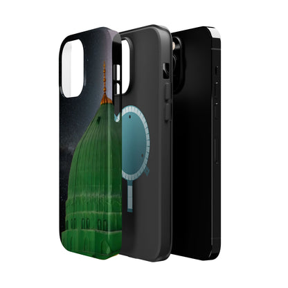 Green Dome  Design Iphone Magnetic Tough Cases