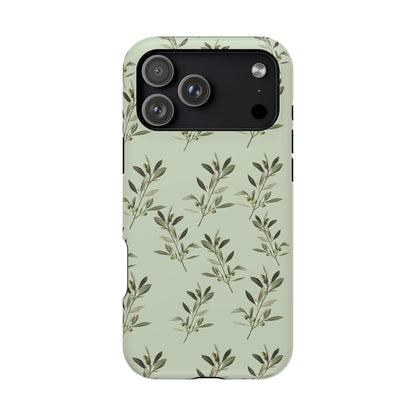Olive 🫒 branches  - Iphone Magnetic Tough Case