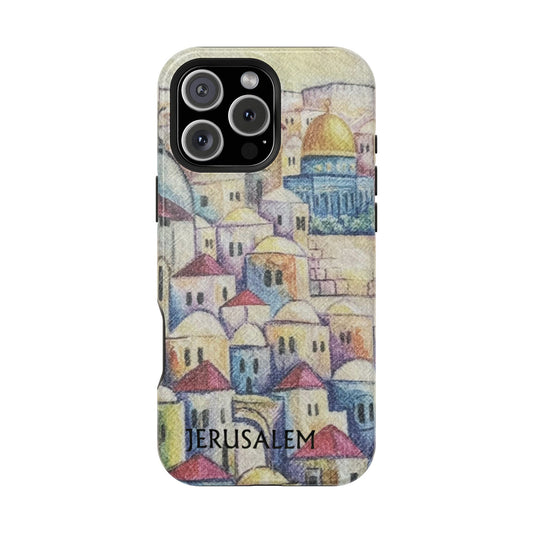 Jerusalem city  Iphone Magnetic Tough Cases