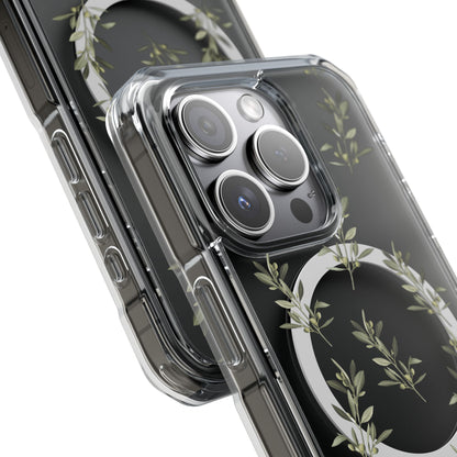 Olive Branch  MagSafe Clear Phone Case