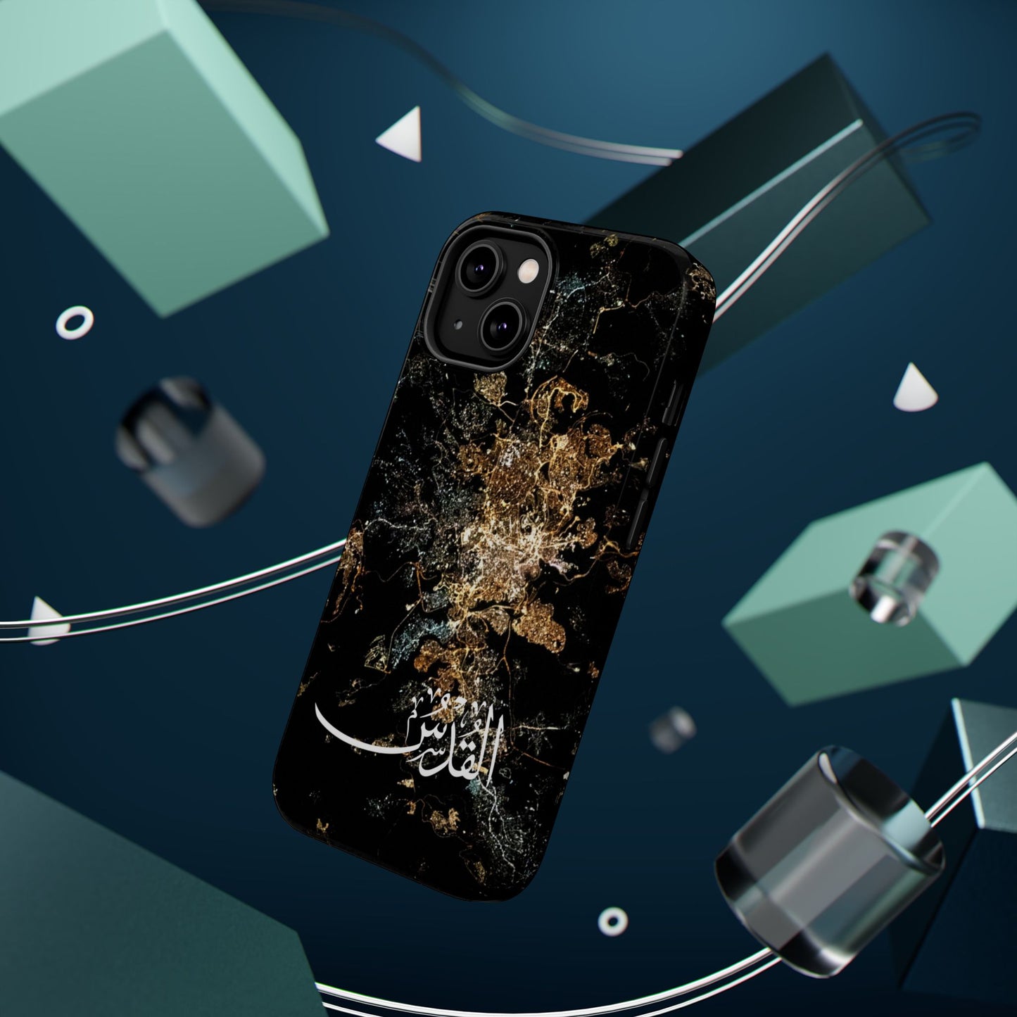 Jerusalem from Space - City of Barakah - Iphone Magnetic Tough Cases