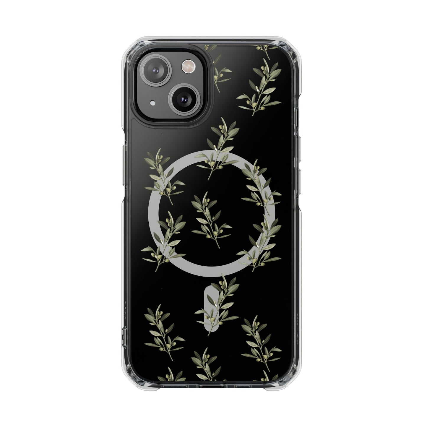 Olive Branch  MagSafe Clear Phone Case