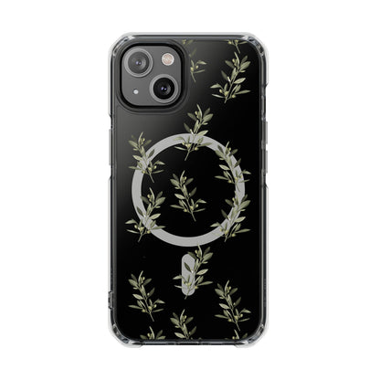 Olive Branch  MagSafe Clear Phone Case