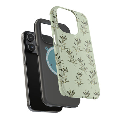 Olive 🫒 branches  - Iphone Magnetic Tough Case