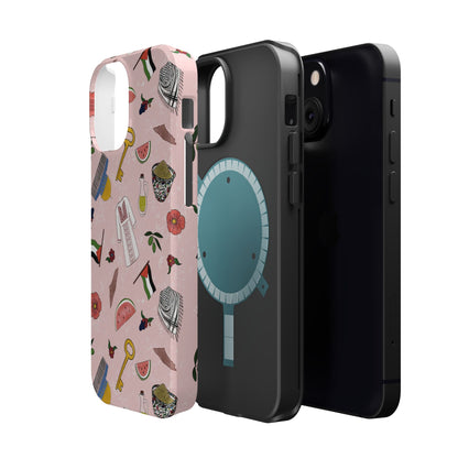 Palestinians Symbols Design - Iphone Magnetic Tough Case