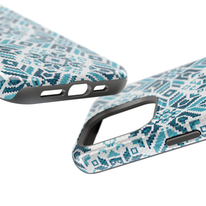 Teal Tatriz  Design - Iphone Magnetic Tough Case