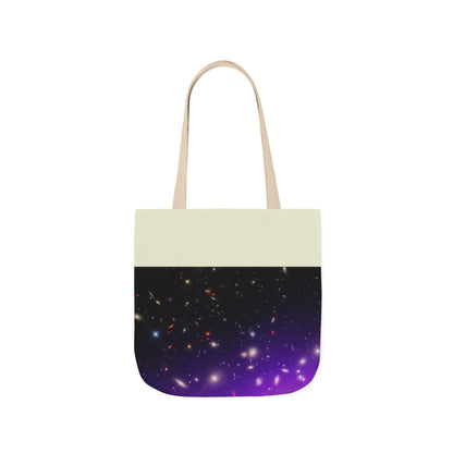 Galaxy Cluster Canvas Tote Bag, 2-Color Straps