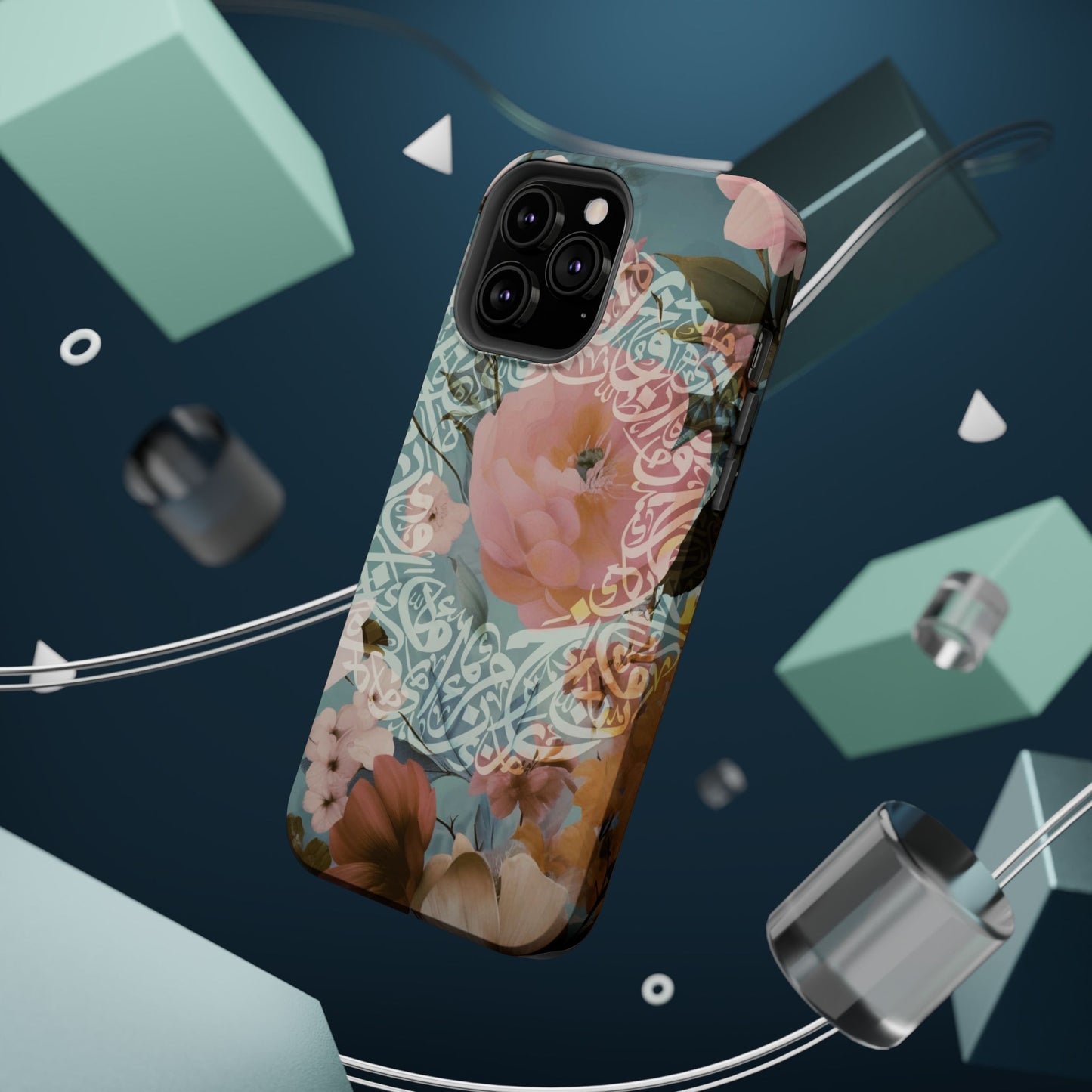 Arabic Floral Design  - Iphone Magnetic Tough Cases