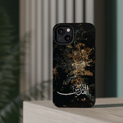 Jerusalem from Space - City of Barakah - Iphone Magnetic Tough Cases