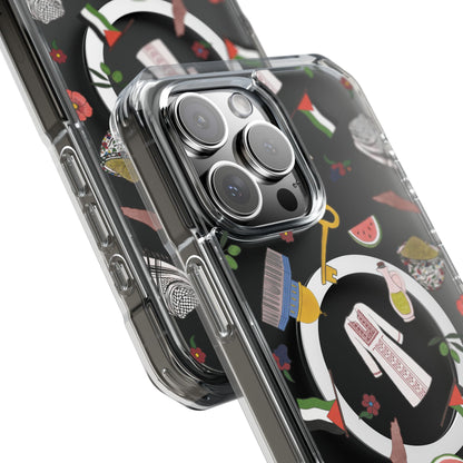 Palestinian Symbols MagSafe Clear Phone Case