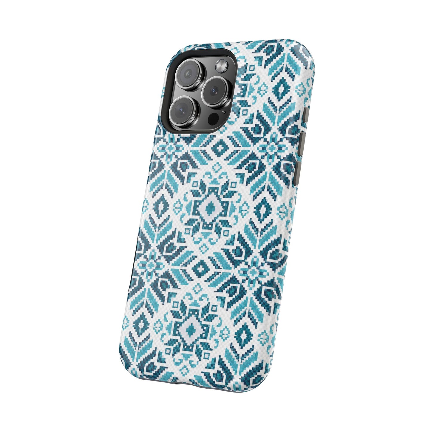 Teal Tatriz  Design - Iphone Magnetic Tough Case