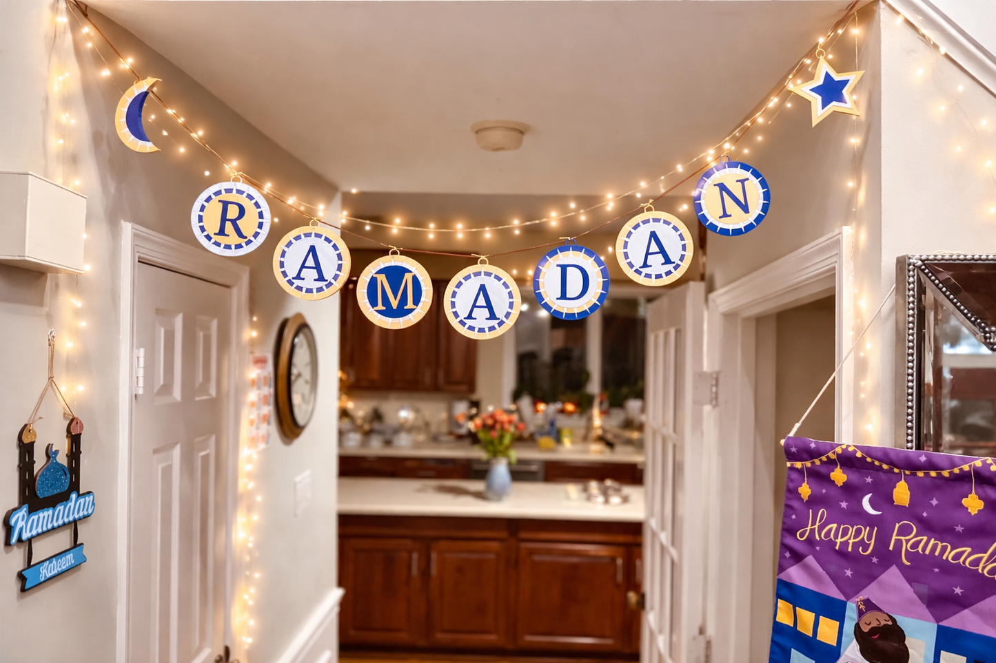 Ramadan 3D printed banner