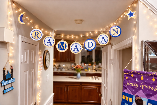 Ramadan 3D printed banner