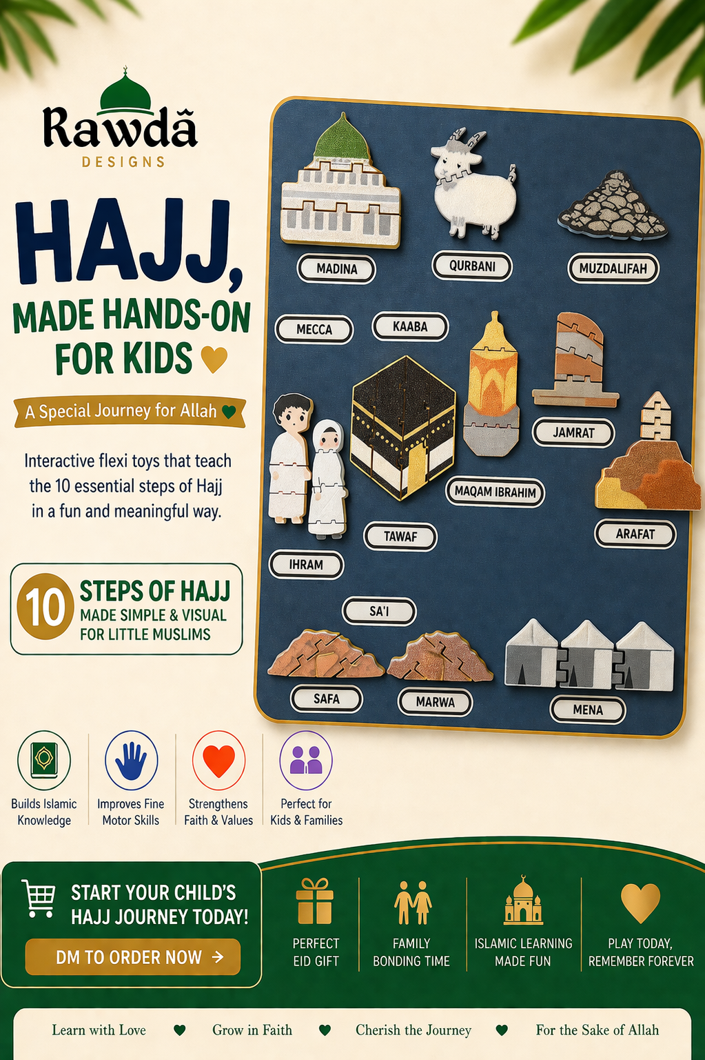 Hajj Flexi Toy Set - 3D Printed Flexible toys