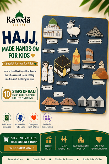 Hajj Flexi Toy Set - 3D Printed Flexible toys