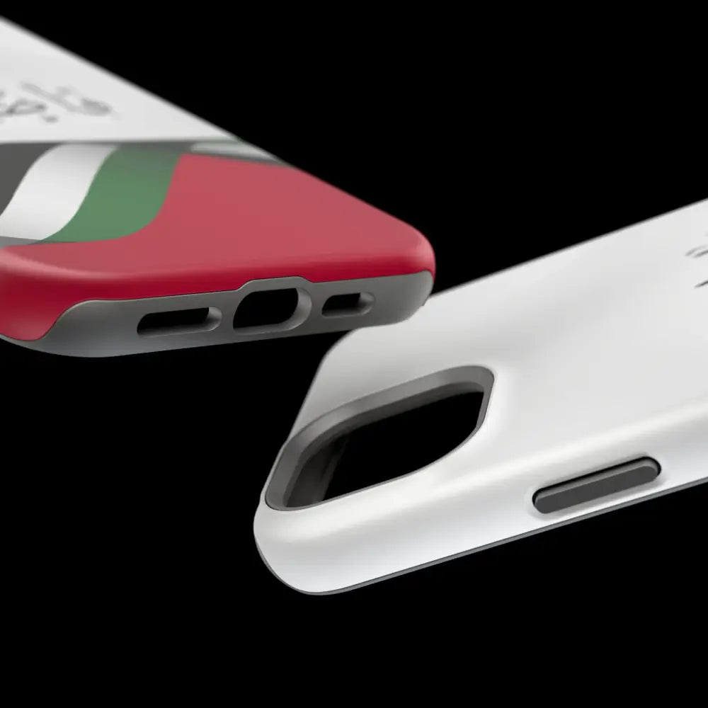 Personalized Arabic Calligraphy - Iphone Magnetic Impact-Resistant Phone Case - Palestine Flag Design Phone Case