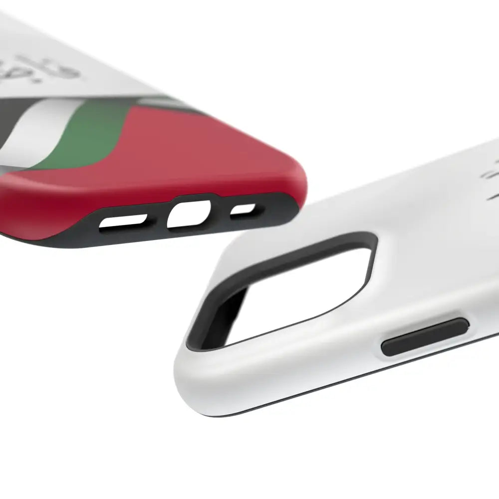 Personalized Arabic Calligraphy - Iphone Magnetic Impact-Resistant Phone Case - Palestine Flag Design Phone Case