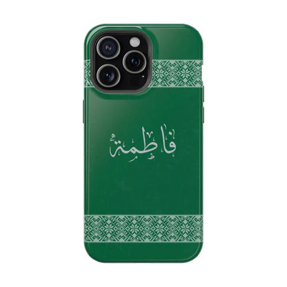 Personalized Arabic Calligraphy - Iphone Magnetic Impact-Resistant Phone Case - Tatriz Design iPhone 15 Pro Max