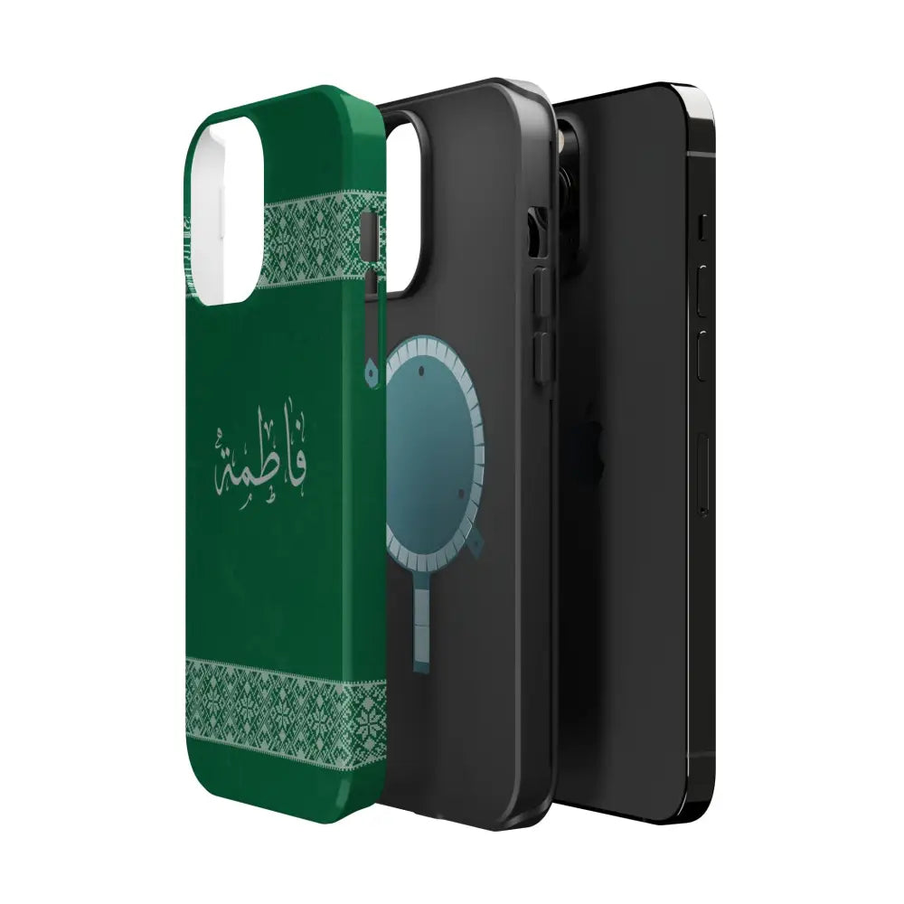 Personalized Arabic Calligraphy - Iphone Magnetic Impact-Resistant Phone Case - Tatriz Design Phone Case