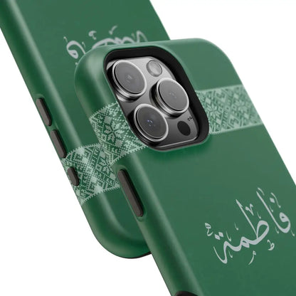 Personalized Arabic Calligraphy - Iphone Magnetic Impact-Resistant Phone Case - Tatriz Design Phone Case