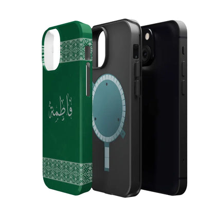 Personalized Arabic Calligraphy - Iphone Magnetic Impact-Resistant Phone Case - Tatriz Design Phone Case