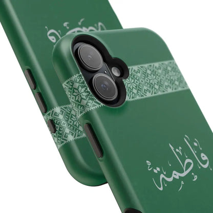 Personalized Arabic Calligraphy - Iphone Magnetic Impact-Resistant Phone Case - Tatriz Design Phone Case