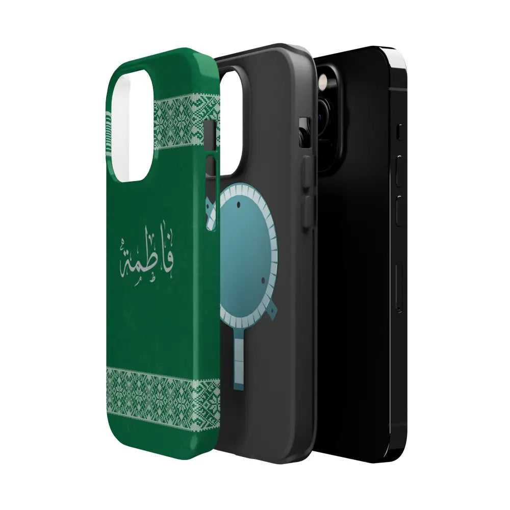 Personalized Arabic Calligraphy - Iphone Magnetic Impact-Resistant Phone Case - Tatriz Design Phone Case