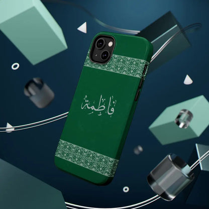 Personalized Arabic Calligraphy - Iphone Magnetic Impact-Resistant Phone Case - Tatriz Design Phone Case