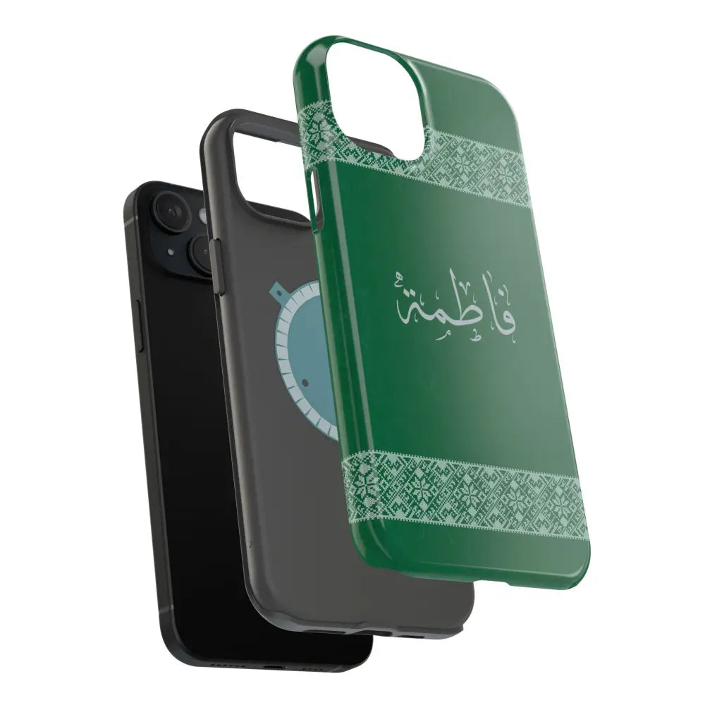 Personalized Arabic Calligraphy - Iphone Magnetic Impact-Resistant Phone Case - Tatriz Design Phone Case
