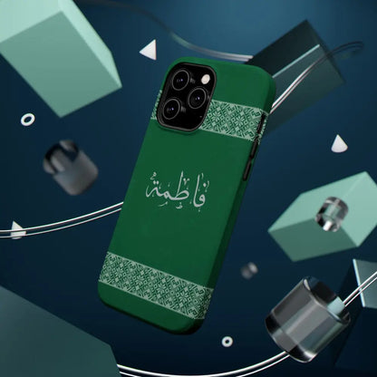 Personalized Arabic Calligraphy - Iphone Magnetic Impact-Resistant Phone Case - Tatriz Design Phone Case