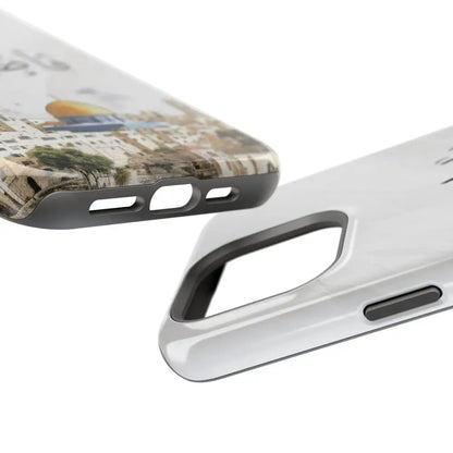 Personalized Arabic Calligraphy - Magnetic Impact-Resistant Phone Case - Jerusalem Design Phone Case