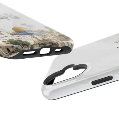 Personalized Arabic Calligraphy - Magnetic Impact-Resistant Phone Case - Jerusalem Design Phone Case